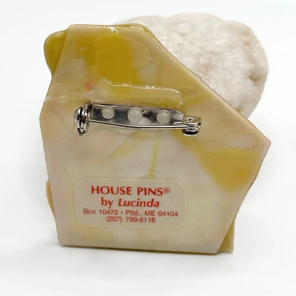 Lucinda House‎ Pin Brooch Heart Cactus Two Houses